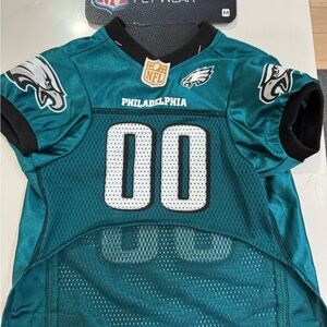 NFL Philadelphia Eagles Pet / Dog Jersey in Teal and Black